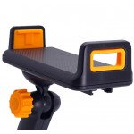 Wholesale Clip Long Neck Tablet Windshield and Dashboard Car Mount Holder C058 (Black Orange)